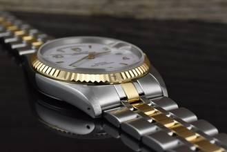 Thumbnail von Tudor Prince Date Day 76213 Very Rare White Dial Automatik - Full Set