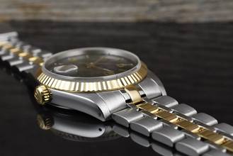 Thumbnail von Tudor Prince Date Day 76213 Black Dial Automatik - Full Set