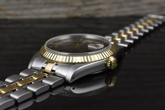 Thumbnail von Tudor Prince Date Day 76213 Black Dial Automatik - Full Set