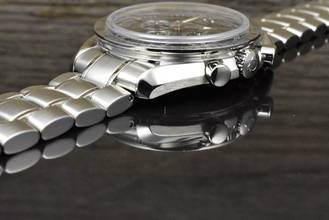 Thumbnail von Omega Speedmaster Broad Arrow 1957 Black Dial Automatik - Full Set