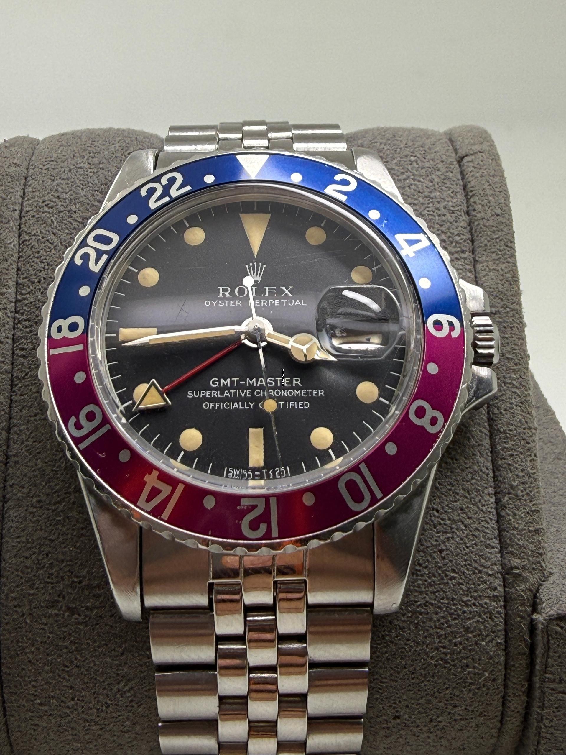 Thumbnail von Rolex GMT-Master Long E Full Set c1969/70
