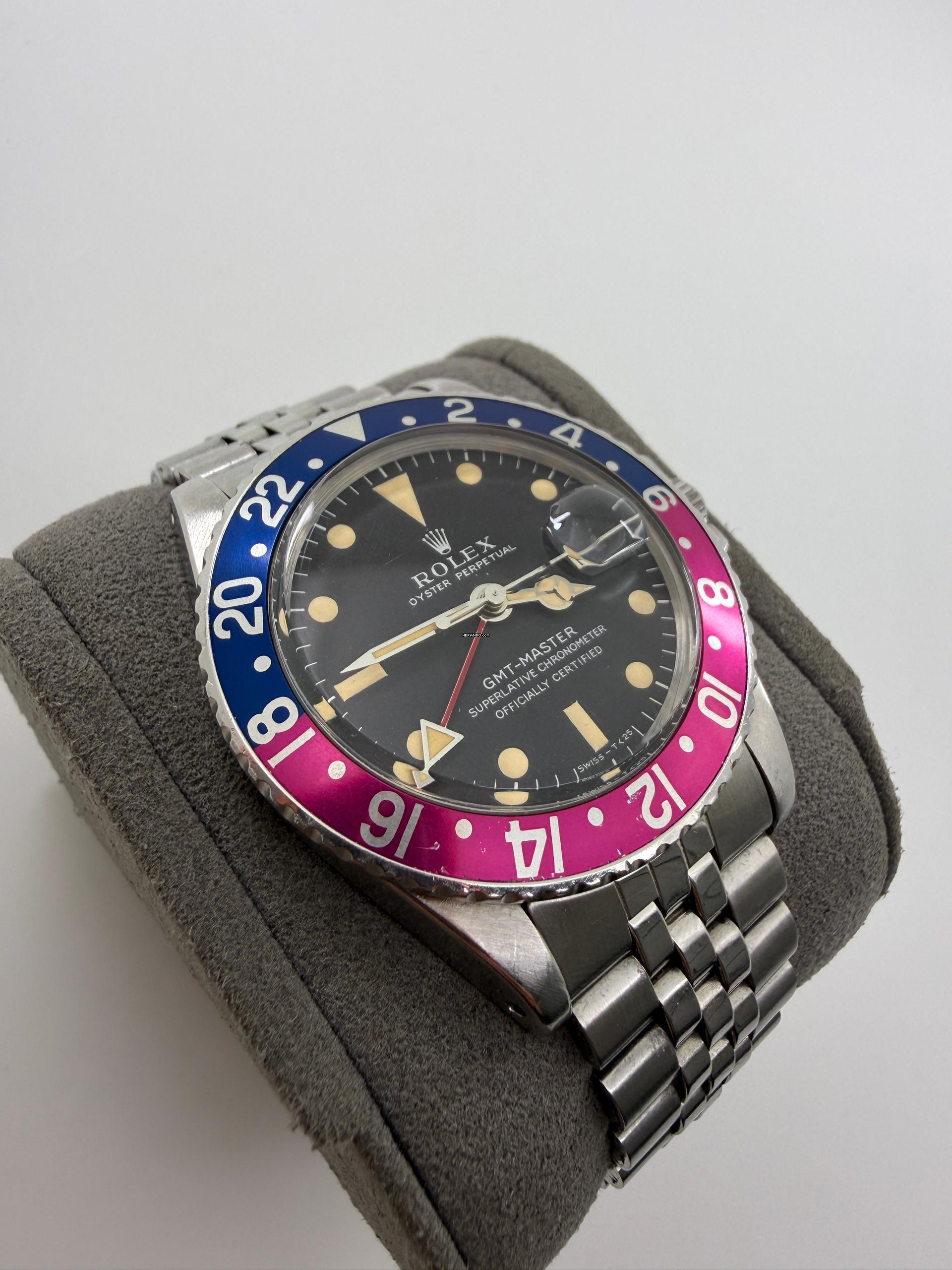 Thumbnail von Rolex GMT-Master Long E Full Set c1969/70