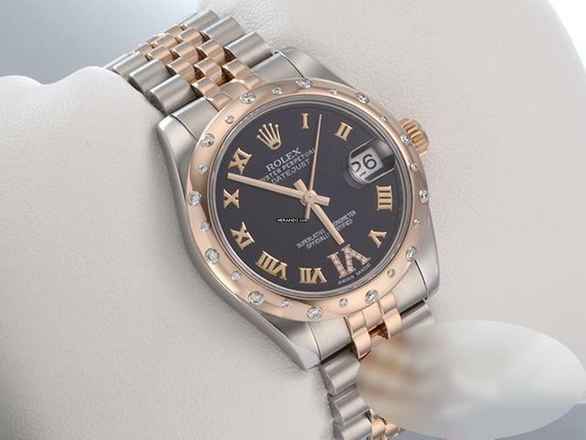  Rolex Datejust 31 Medium 31mm 178341 2014 Stahl Rosegold 750 Diamanten Stainless Steel 18kt Rose Gold Jubilé-band Chronometer Oyster 