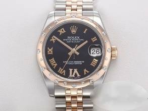 Thumbnail von Rolex Datejust 31 Medium 31mm 178341 2014 Stahl Rosegold 750 Diamanten Stainless Steel 18kt Rose Gold Jubilé-band Chronometer Oyster