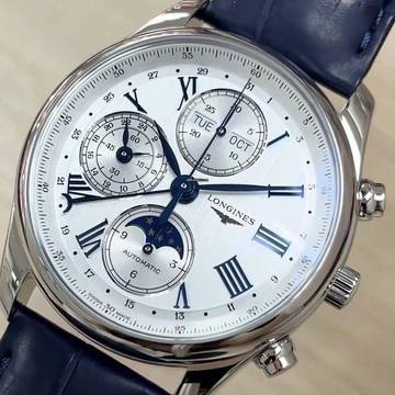  Longines Master Collection CHRONO MOONPHASE NEW FULL SET 