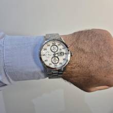 Thumbnail von TAG Heuer Carrera Calibre 16 ホワイトダイヤル フルスチール 43mm 自動巻き 完全版