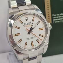 Thumbnail von Rolex Milgauss White Dial 40mm Automático Completo