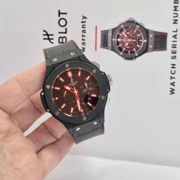  Hublot Big Bang 44 mm Red Magic Vendome Colection Cerâmica 44mm Completo 