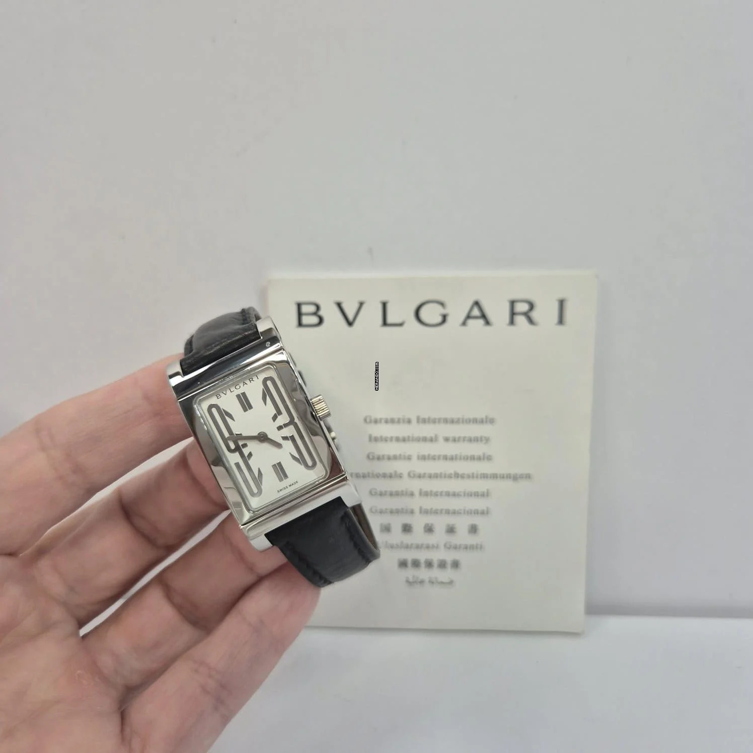  Bulgari Rettangolo Lady Medium 21x39mm Quartz Completo 
