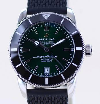  Breitling Superocean Heritage II 42 B20 Automatic Ceramic 42mm Diver GREEN 