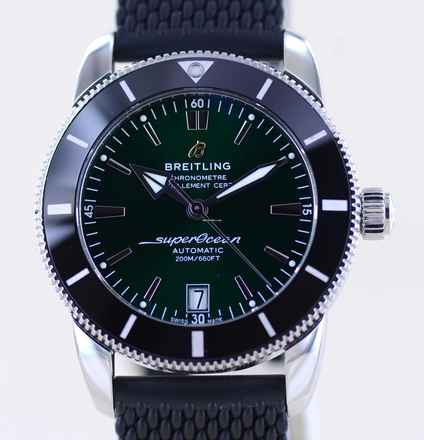  Breitling Superocean Heritage II 42 B20 Automatic Ceramic 42mm Diver GREEN 