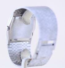 Thumbnail von IWC 18K Weißgold Onyx Dresswatch 750 gold Jumbo Diamond Bezel Milanaise ultra rar