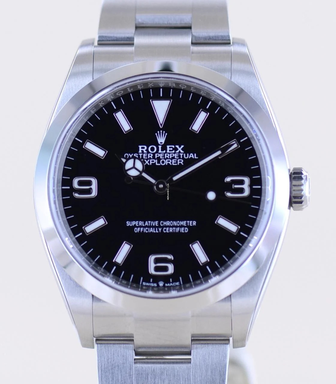 Rolex Explorer 36mm 124270 Top stickered Stahl Klassiker Top B+P