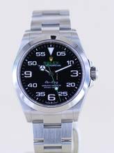 Thumbnail von Rolex Air King Oyster Perpetual Air-King black Dial Green 40mm 126900 Top B+P