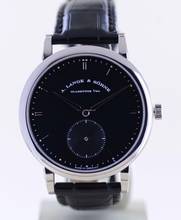 Thumbnail von A. Lange & Söhne Saxonia Grande Saxonia Automatik 18K Weißgold Dornschließe Traumuhr 40mm Glasboden