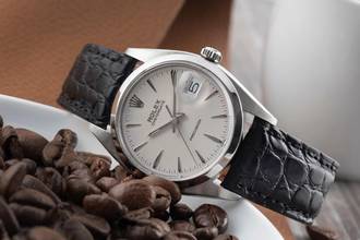 Thumbnail von Rolex Oysterdate Precision Stahl Handaufzug Herrenuhr Ref. 6694 Klassiker