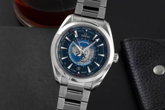  Omega Seamaster Aqua Terra Worldtimer 150M Worldtimer Ref 220.10.43.22.03.001 