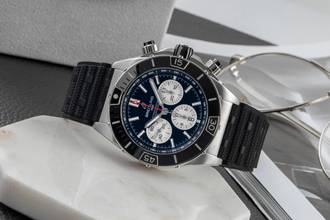 Thumbnail von Breitling Chronomat Super Chronomat B01 44 Chronograph Automatik Ref. AB0136251B1S1 B&P