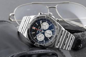 Thumbnail von Breitling Chronomat 42 B01 42 Chronograph Automatik Ref. AB0134 Box & Papiere