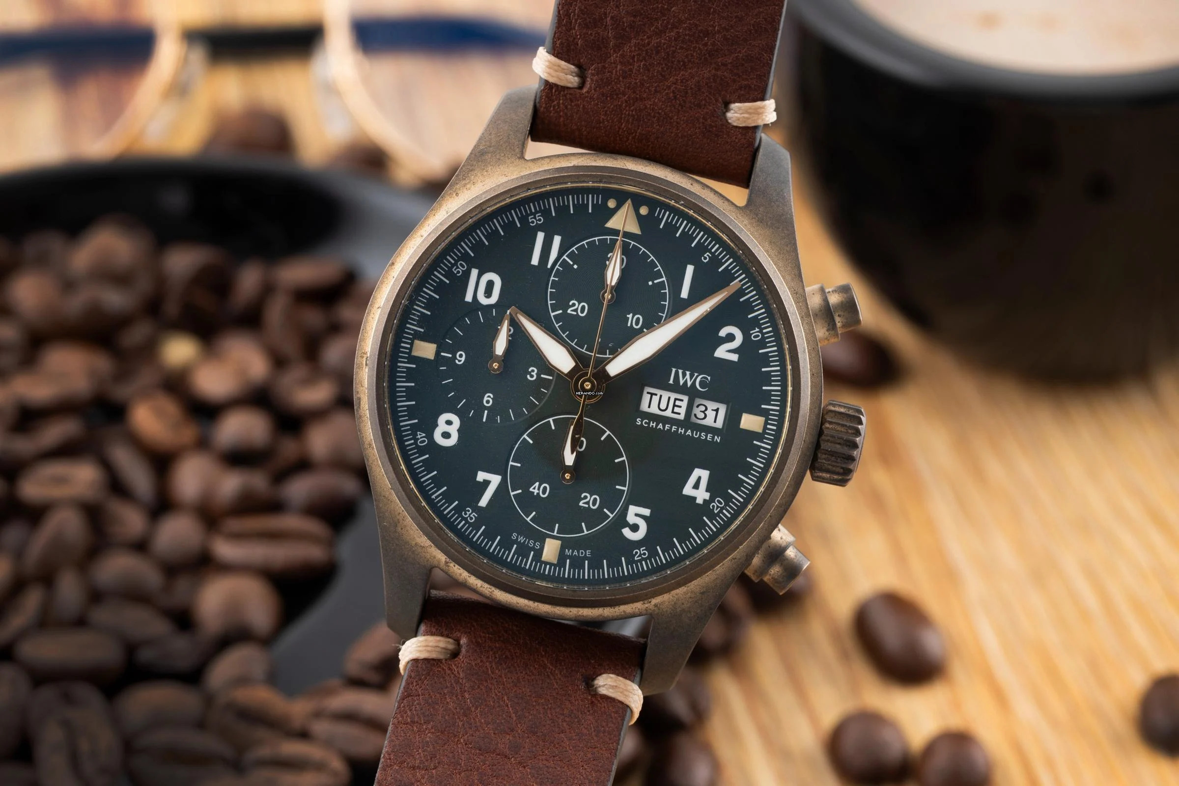  IWC Fliegeruhr Spitfire Chronograph Fliegerchronograph Spitfire Chronograph Bronze Ref. IW387902 