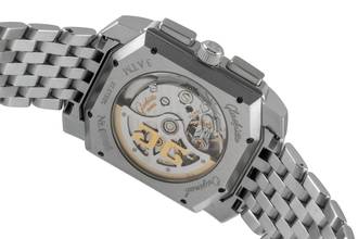 Thumbnail von Glashütte Original Senator Karrée Karreè Edelstahl Chronograph Ref. 39-32-17-04-04 B&P