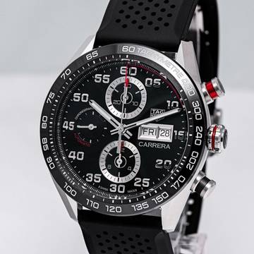  TAG Heuer Carrera Chronograph 44 – CBN2A1AA.FT6228 – like NEW – 11/2022 Full Set 