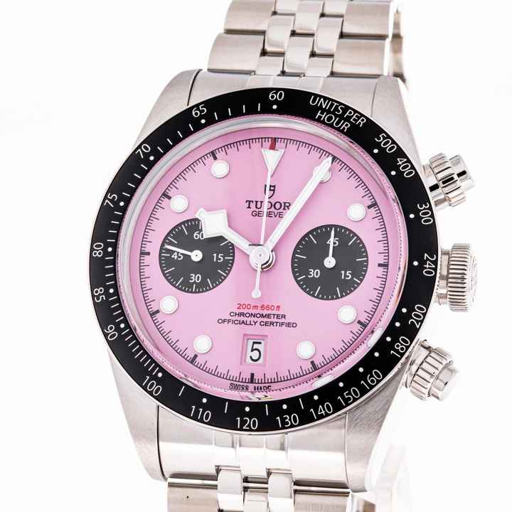  Tudor Black Bay Chrono Pink 41 – 79360N – like NEW – 06/2025 Full Set 