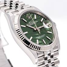 Thumbnail von Rolex Datejust 36 Green Palm Jubilee – 126234 –NEW & Unworn – 02/2023 Full Set