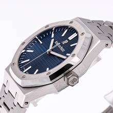 Thumbnail von Audemars Piguet Royal Oak Steel 41 Blue – 15500ST.OO.1220ST.01 – like NEW – 09/2022 Full Set