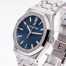 Thumbnail von Audemars Piguet Royal Oak Steel 41 Blue – 15500ST.OO.1220ST.01 – like NEW – 09/2022 Full Set