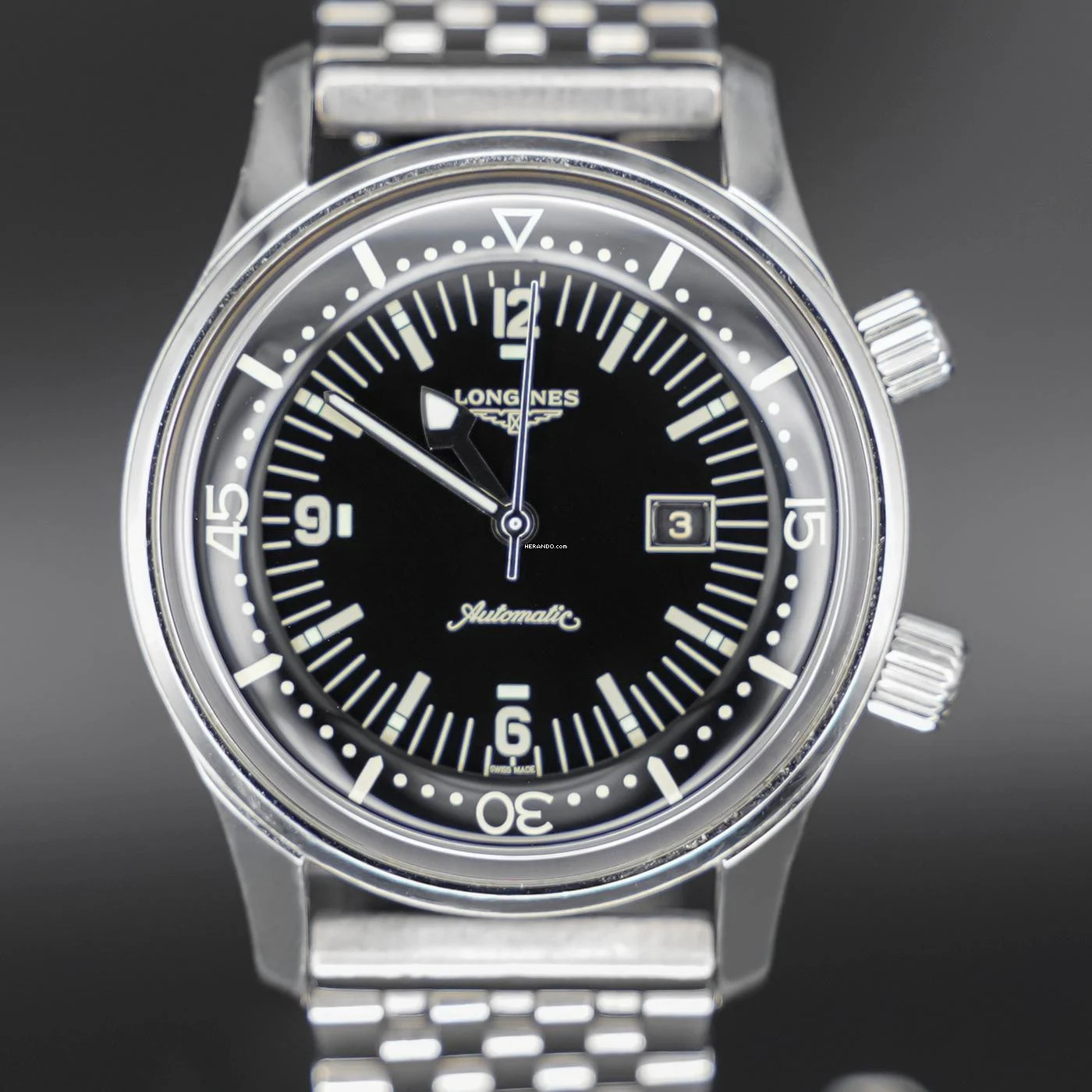  Longines Legend Diver Steel Bracelet FULLSET 