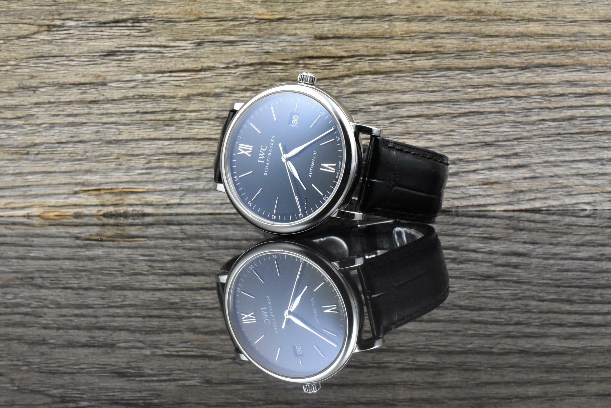 Thumbnail von IWC Portofino Automatic 40MM Black Dial tip top B&P 2018