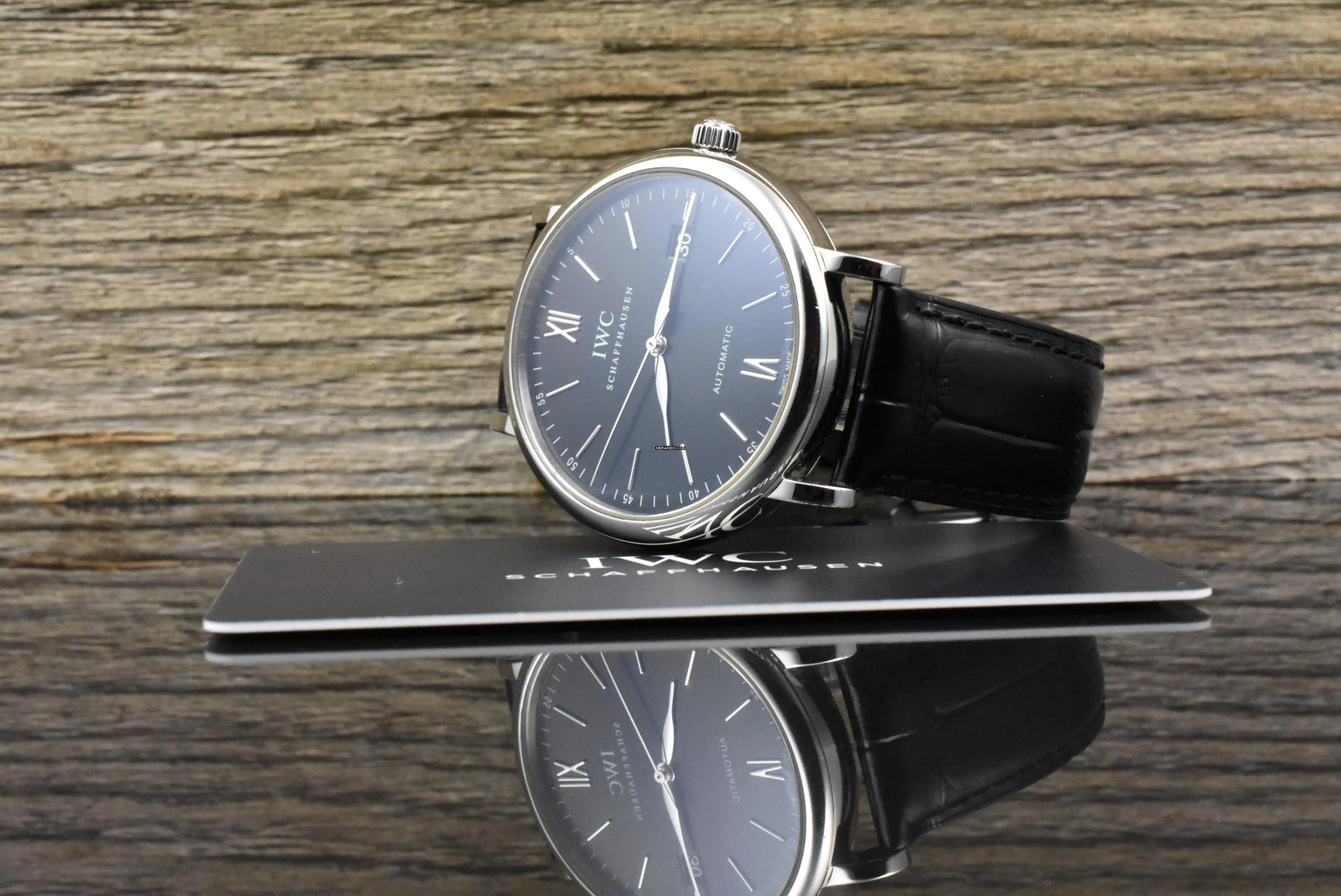 Thumbnail von IWC Portofino Automatic 40MM Black Dial tip top B&P 2018