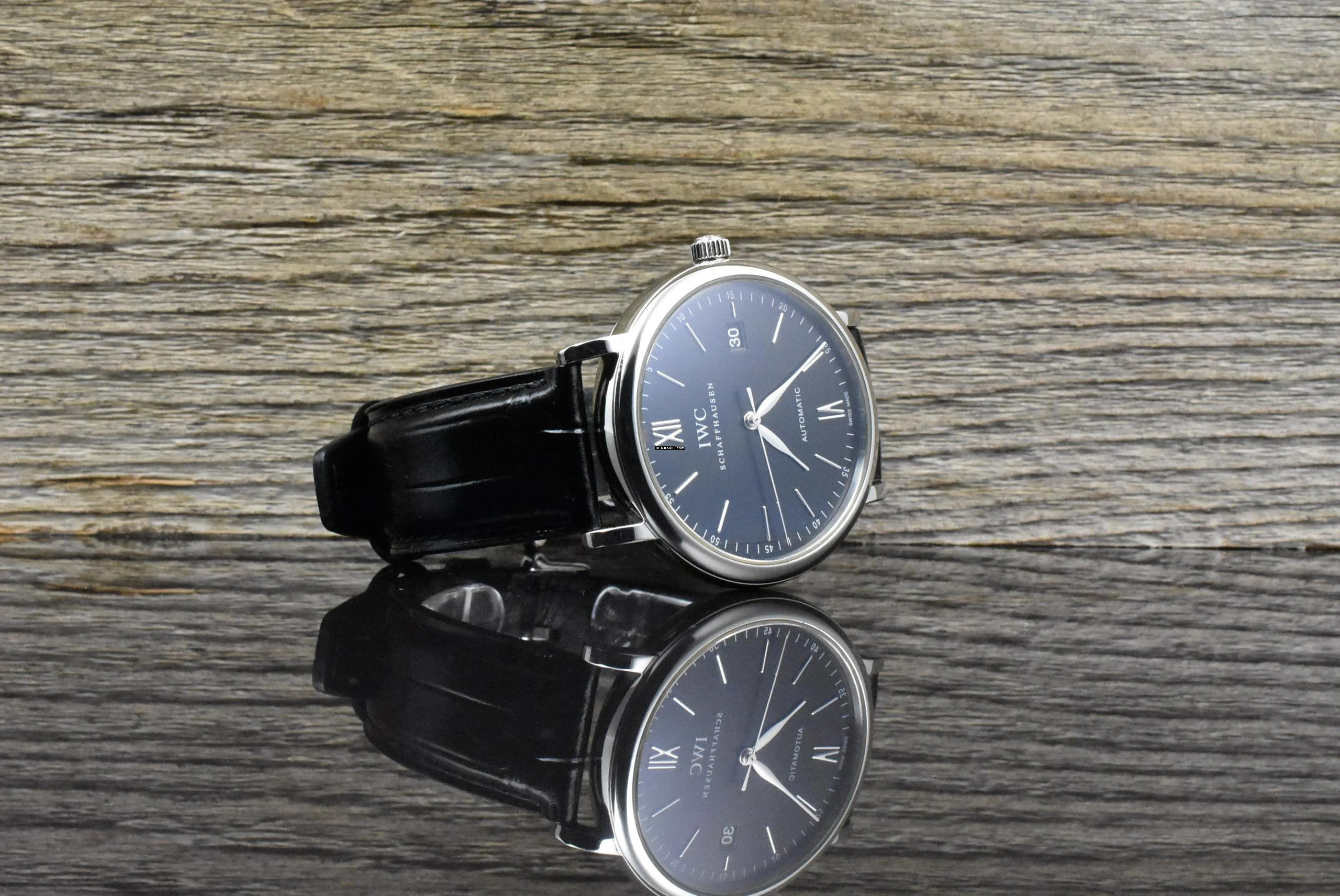 Thumbnail von IWC Portofino Automatic 40MM Black Dial tip top B&P 2018