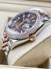 Thumbnail von Rolex Datejust 36 (Steel/Rose Jubilee Chocolate Dial) Diamond Bezel Factory FULL SET WITH BOX AND PAPERS LIKE NEW year:2024