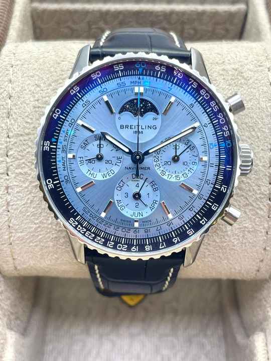  Breitling Navitimer 8 B19 Chronograph 43 Perpetual Calendar FULL SET WITH BOX AND PAPERS NEW year:2025 8 years warranty 