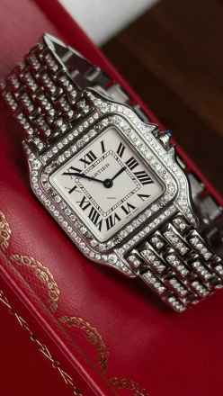  Cartier Panthère Iced Out - Full Diamond Setting - Top Condition 
