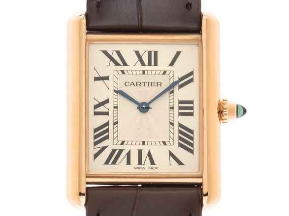  Cartier Tank Louis Cartier GM großes Modell Ref.WGTA0011 2025 Full Set Ungetragen Tank Louis GM großes Modell 18kt Roségold 
