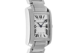 Thumbnail von Cartier Tank Française GM Großes Modell Ref.2302 2004 Full Set wie Neu Vintage Tank Francaise GM Großes Modell
