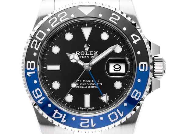  Rolex GMT-Master II Batman Ref.116710BLNR 2016 Full Set wie Neu Vintage GMT Master II Batman 