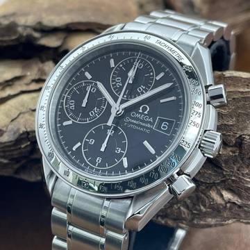  Omega Speedmaster Date Speedmaster Automatic - FULLSET 2003 deutsch - Ref. 35135000 