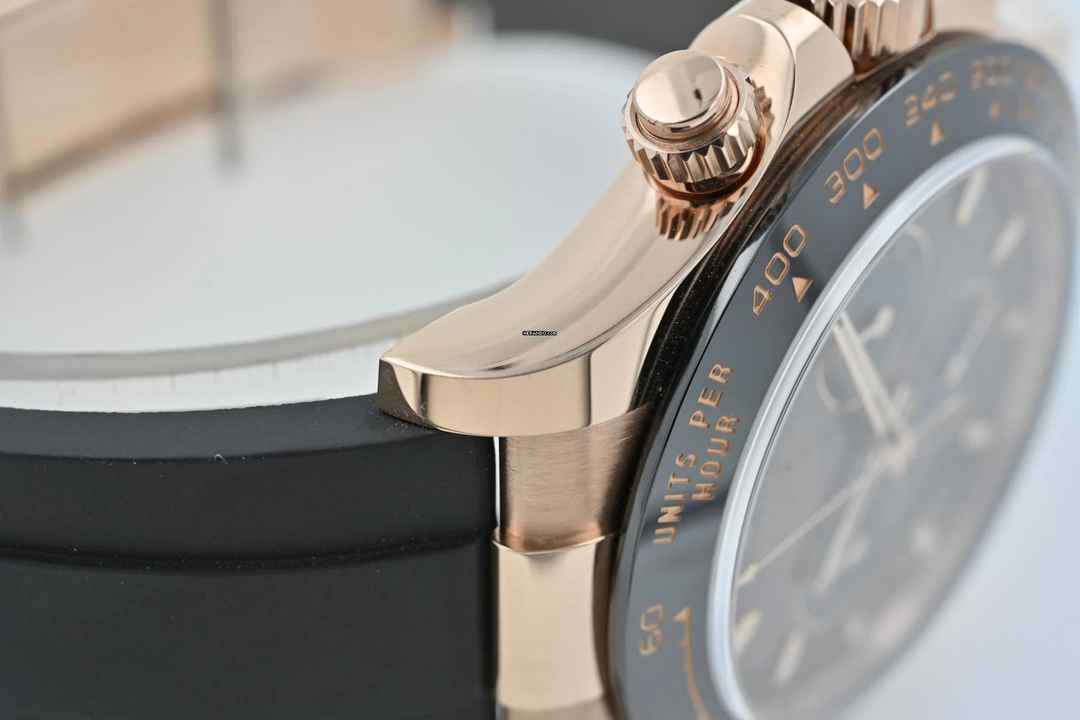  Rolex Daytona Cosmograph 18k Rose Gold Chocolate 116515LN Rubber Strap Oysterflex 