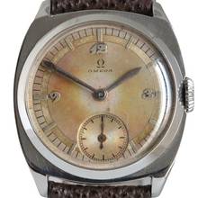 Thumbnail von Omega Art Decò Filenios 31MM Cushion Tropical sector dial 1939
