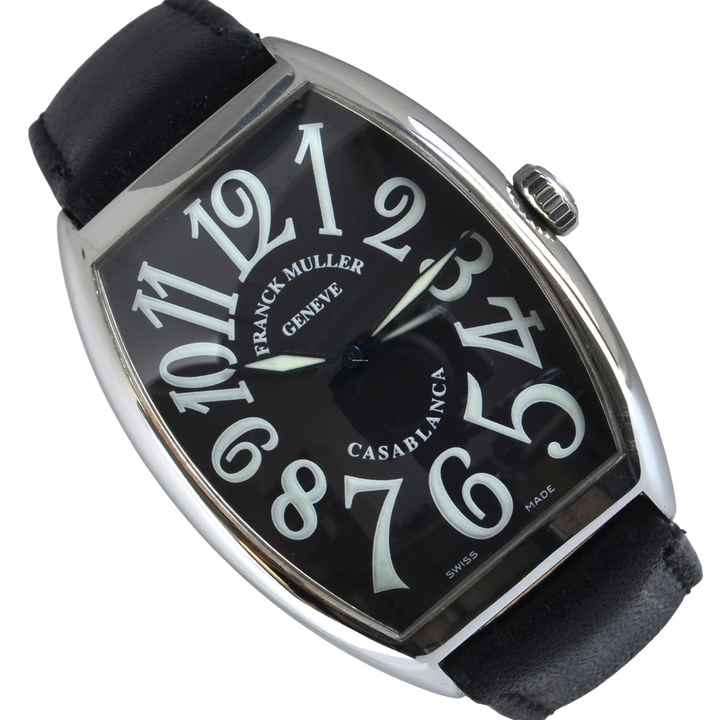  Franck Muller Casablanca 6850 Cintree Curvex black dial automatic Full Set 