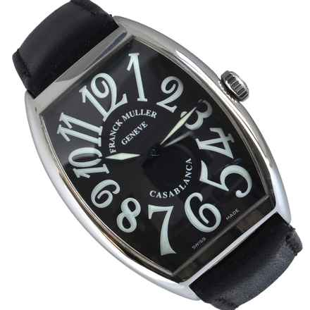  Franck Muller Casablanca 6850 Cintree Curvex black dial automatic Full Set 