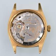Thumbnail von Rolex Oyster Perpetual 6502 OCC Honeycomb cream dial yellow gold 18KT 1957