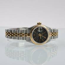 Thumbnail von Rolex Lady-Datejust 69173 Ladies 26MM black Tapestry dial Full Set