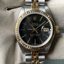 Thumbnail von Rolex Lady-Datejust 69173 Ladies 26MM black Tapestry dial Full Set