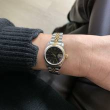 Thumbnail von Rolex Lady-Datejust 69173 Ladies 26MM black Tapestry dial Full Set