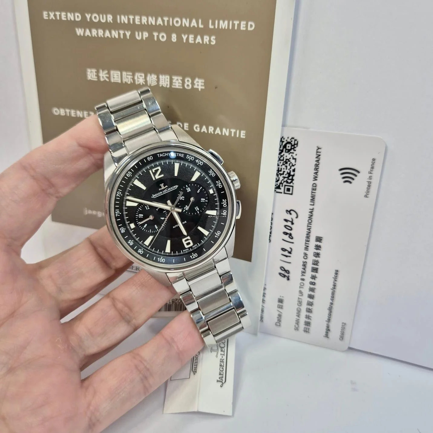  Jaeger-LeCoultre Polaris Chronograph Full Steel 42mm Automático Completo 
